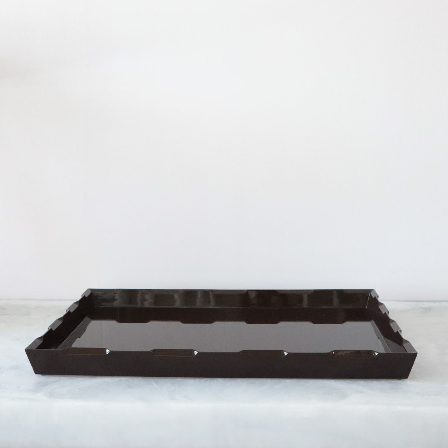 Large Denston Tray - Chocolate Brown