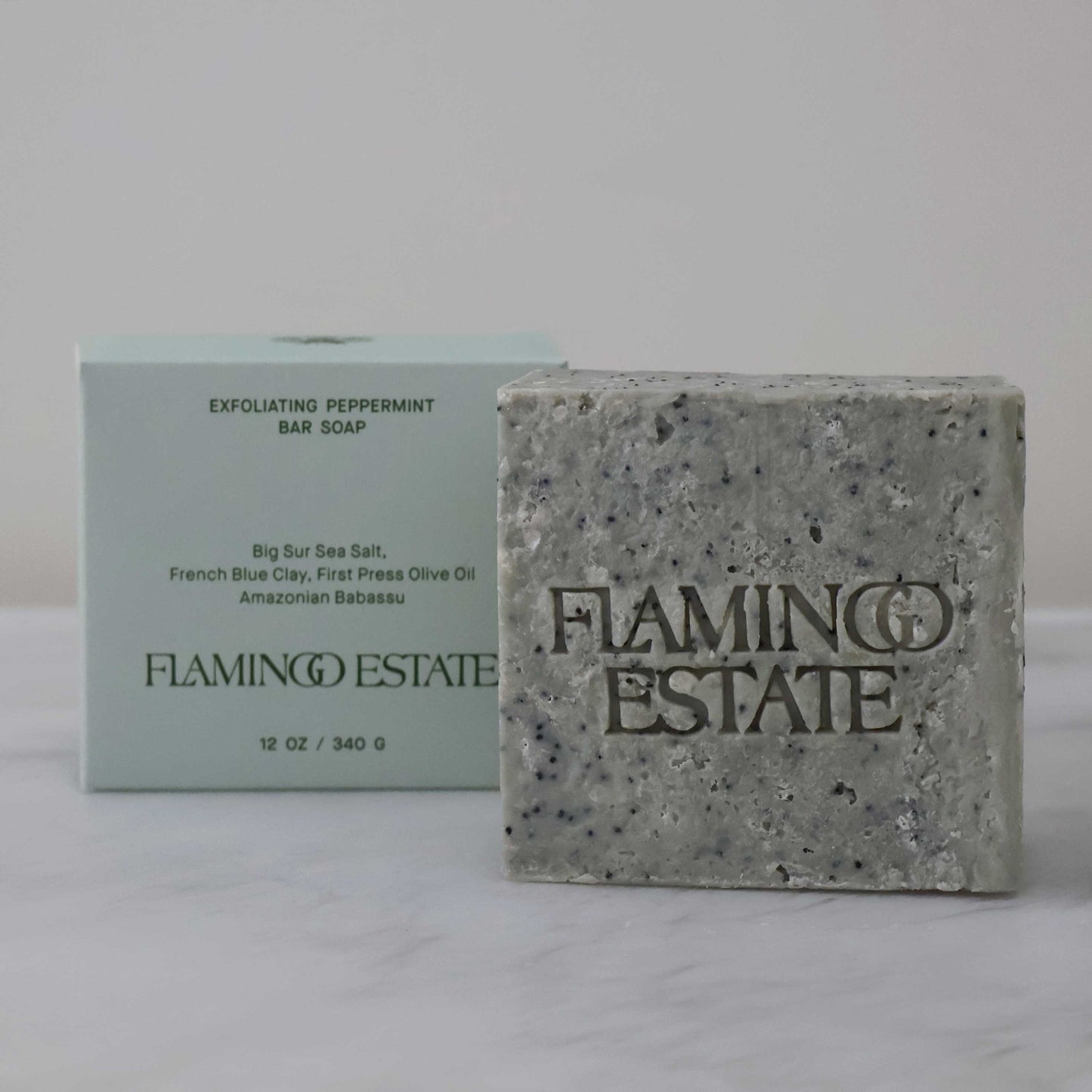 Exfoliating Peppermint Soap Brick