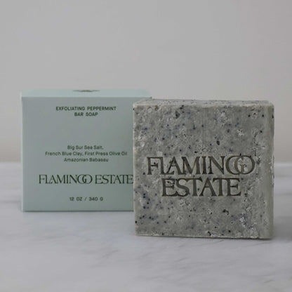 Exfoliating Peppermint Soap Brick