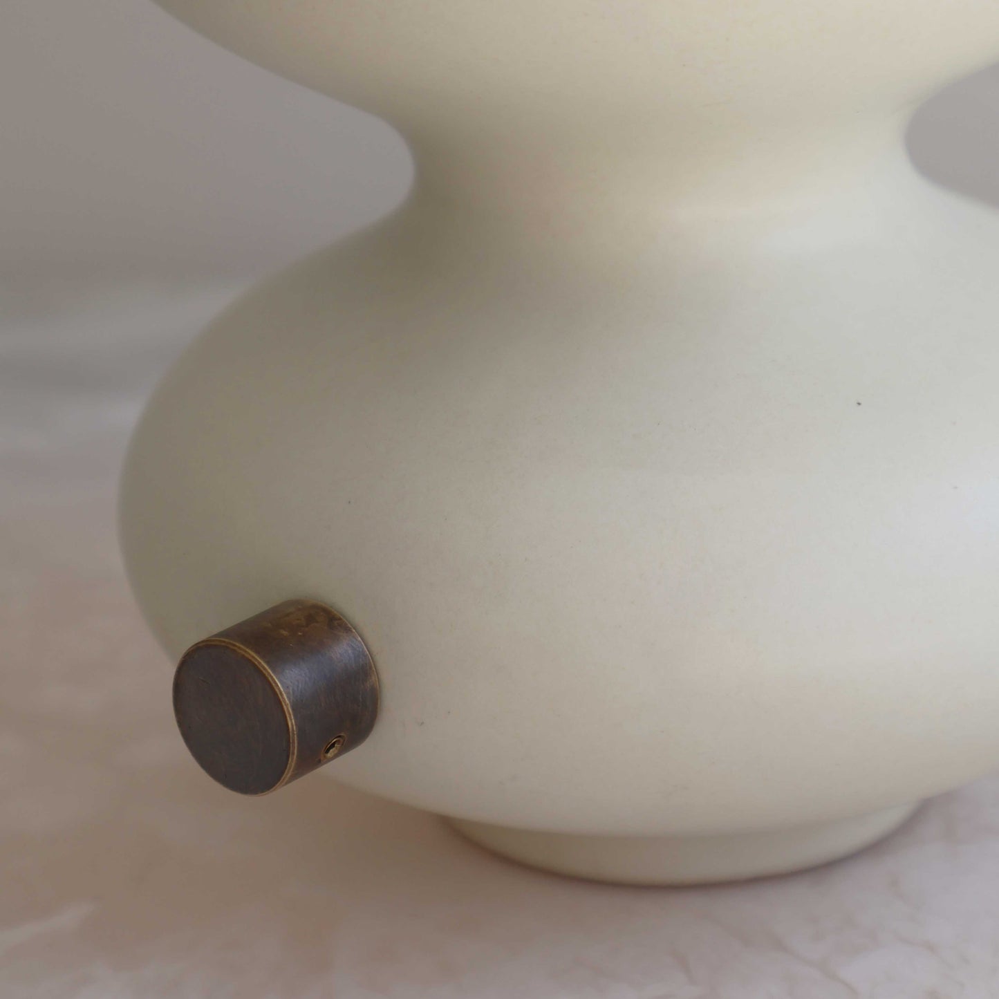 Mini Wave Form Table Lamp - Alabaster