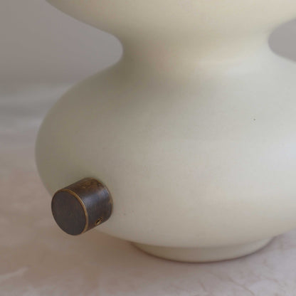 Mini Wave Form Table Lamp - Alabaster