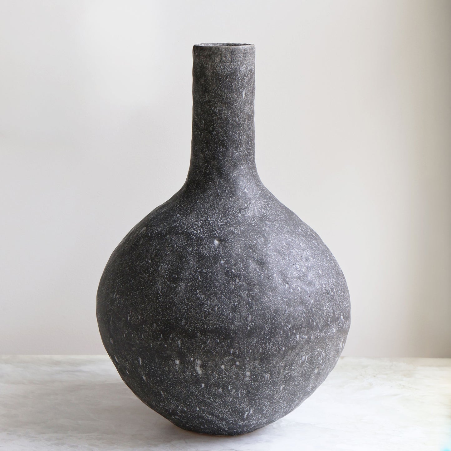 Speckled Black Sphere Bottle