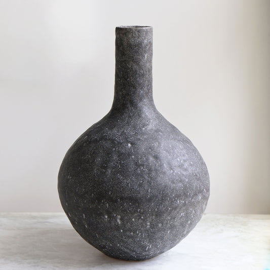 Speckled Black Sphere Bottle