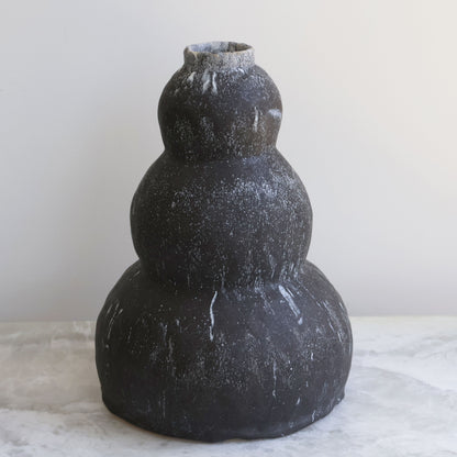 Speckled Black Triple Curve Stack