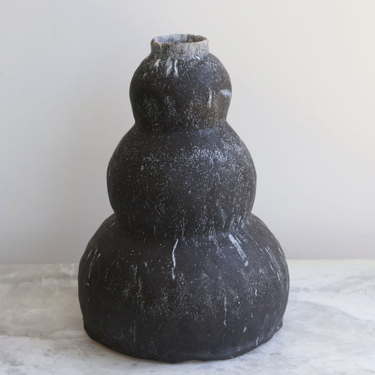 Speckled Black Triple Curve Stack