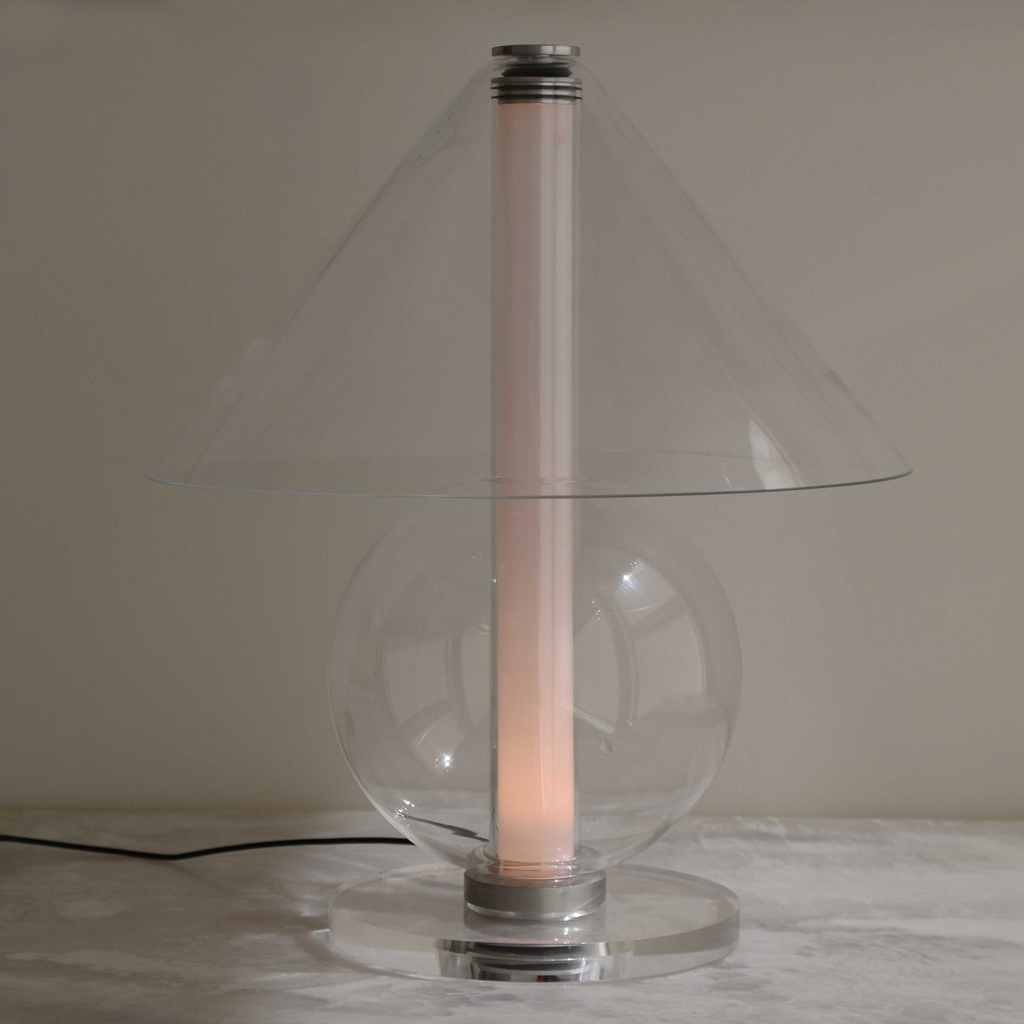 Glass Fragile Table Lamp