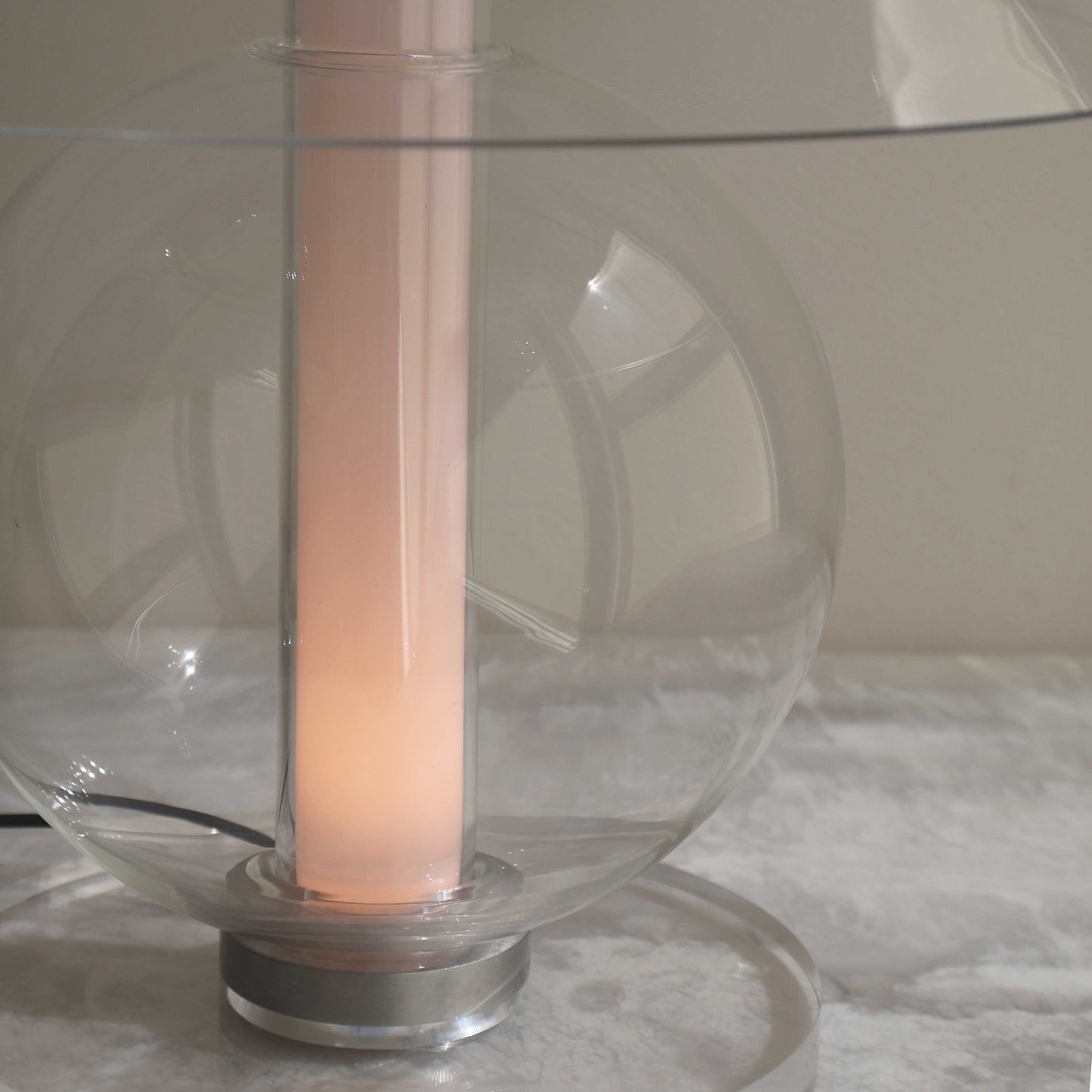 Glass Fragile Table Lamp