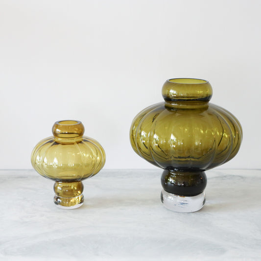 Olive Balloon Vases