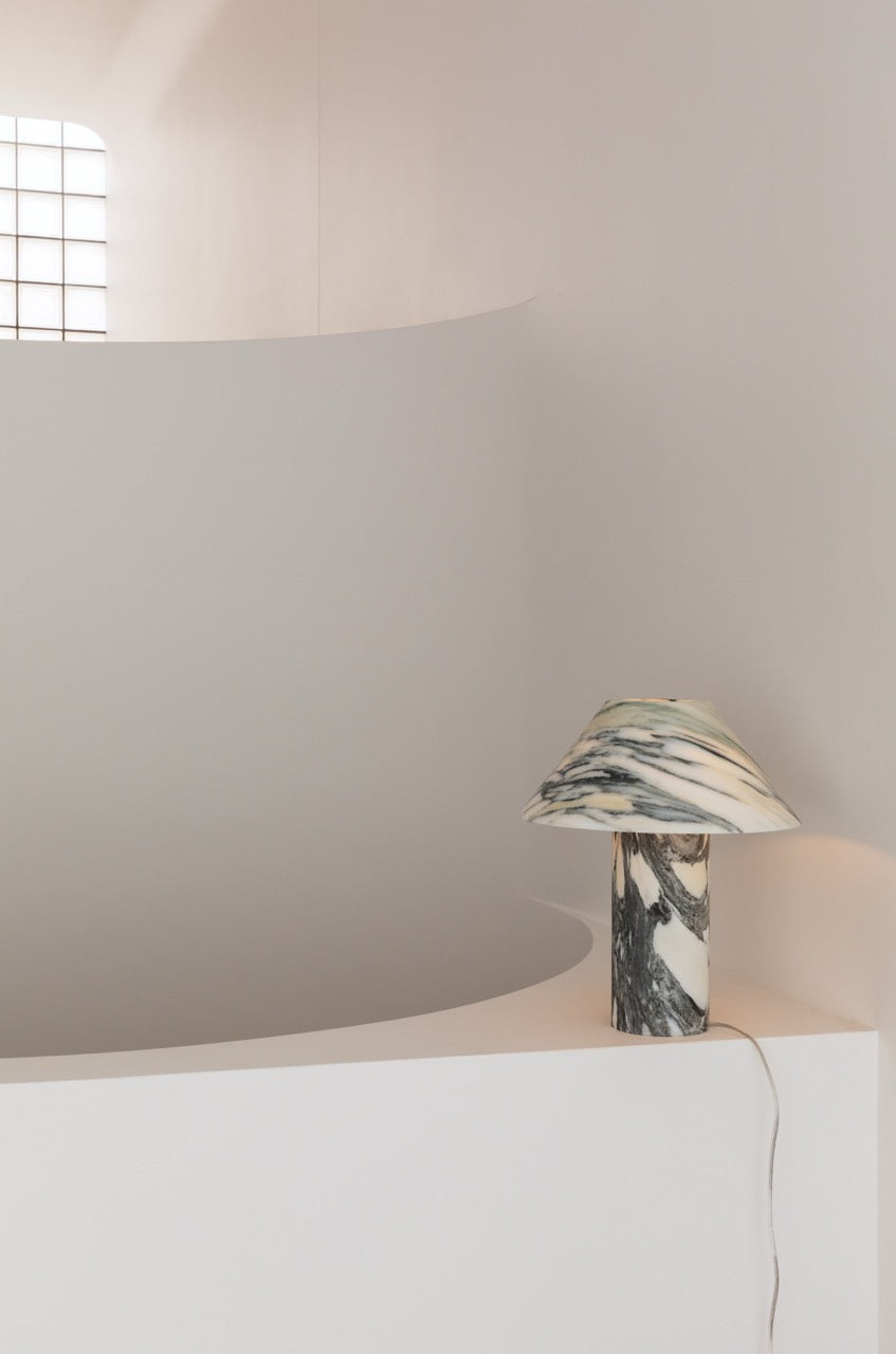 Arabescato Pillar Stone Light