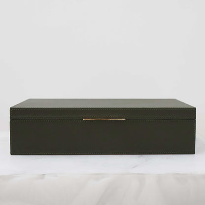 Ralston Boxes in Forest Full-Grain Leather