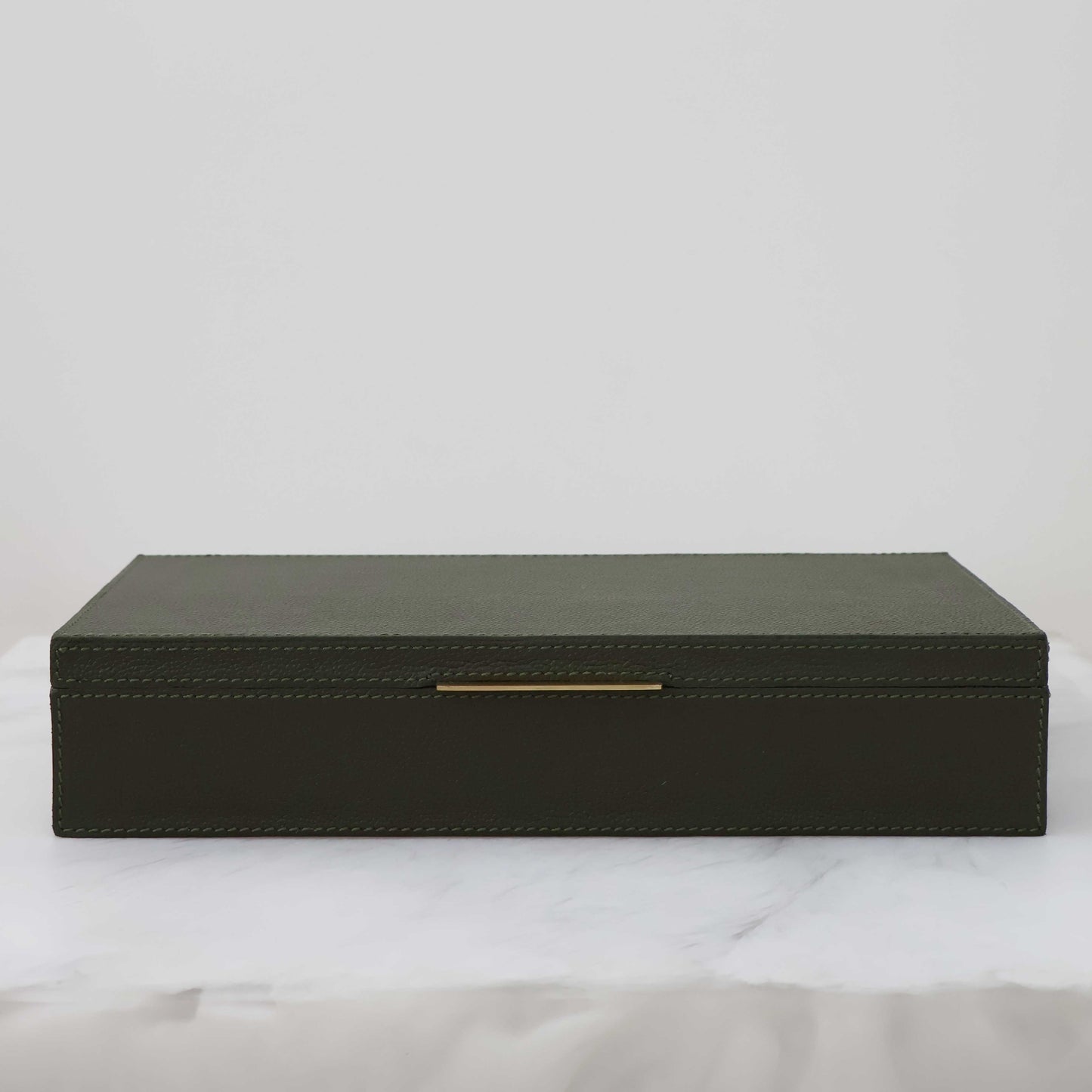 Ralston Boxes in Forest Full-Grain Leather