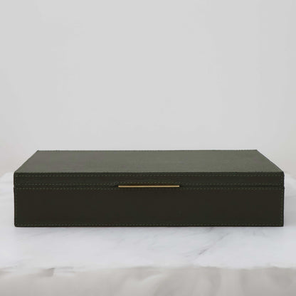 Ralston Boxes in Forest Full-Grain Leather