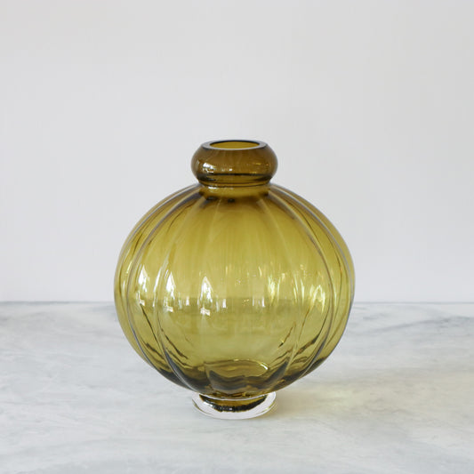 Olive Round Balloon Vase