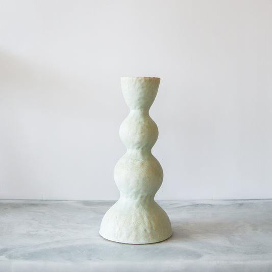 Seafoam Triple Curve with Flair Vase