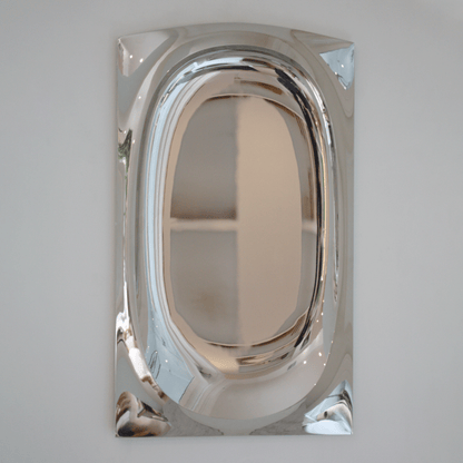 Brodzki Mirror - Nickel / 530MM