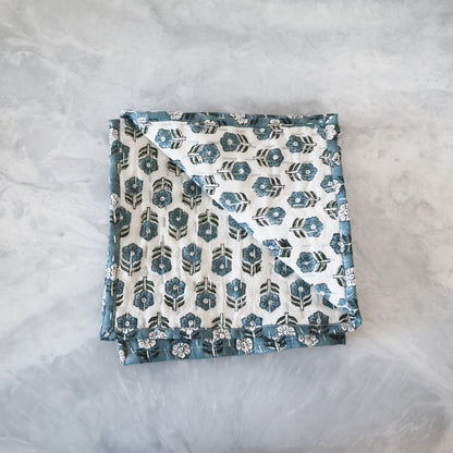 Tulsi Napkins in Teal