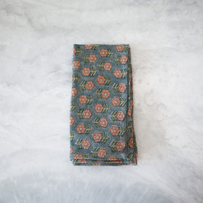 Tulsi Napkins in Coral