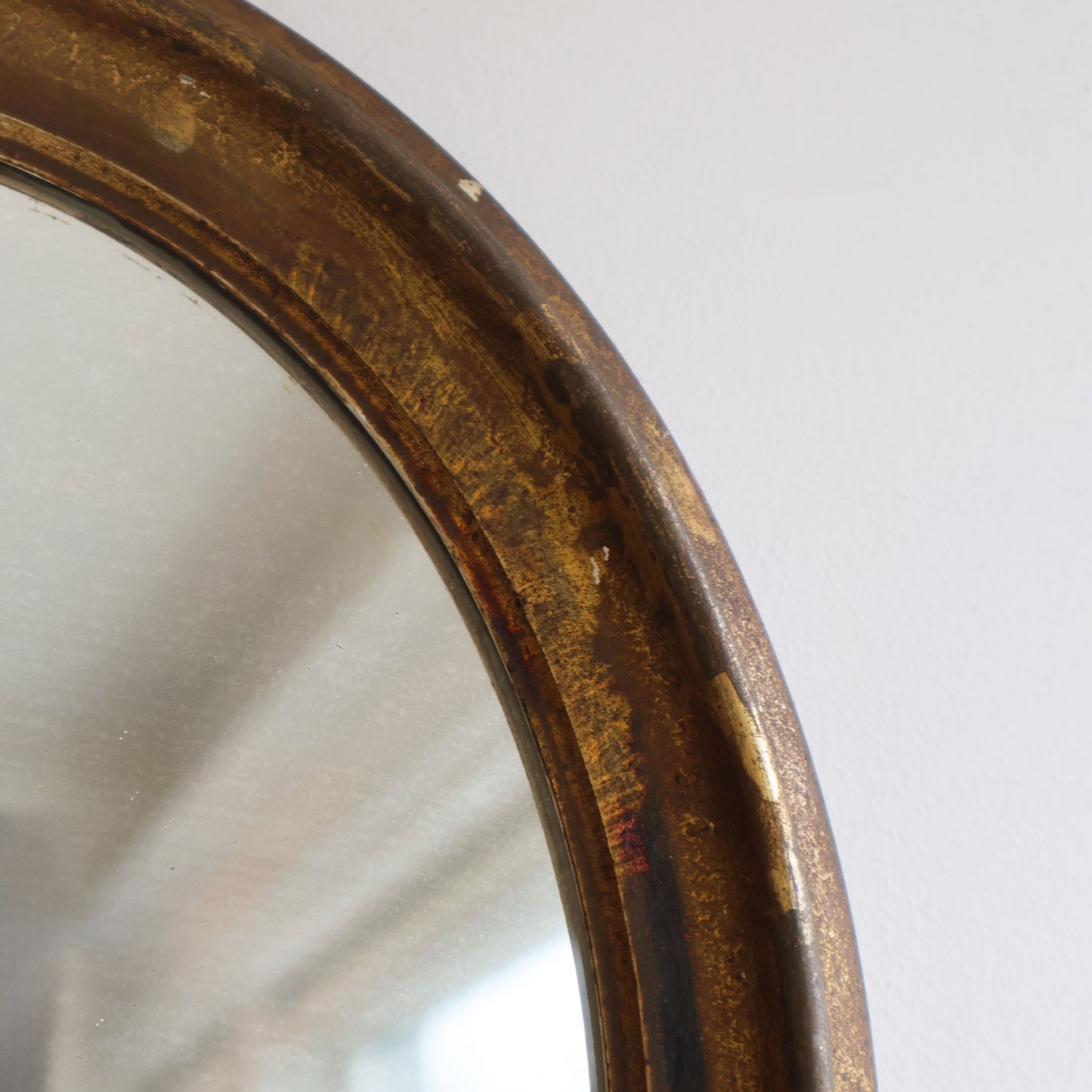 Antique Guilded Small Mirror