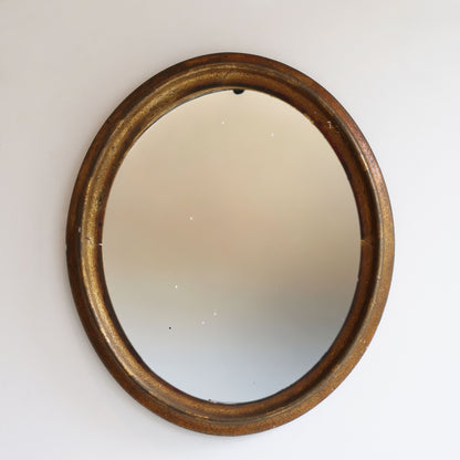 Antique Guilded Small Mirror