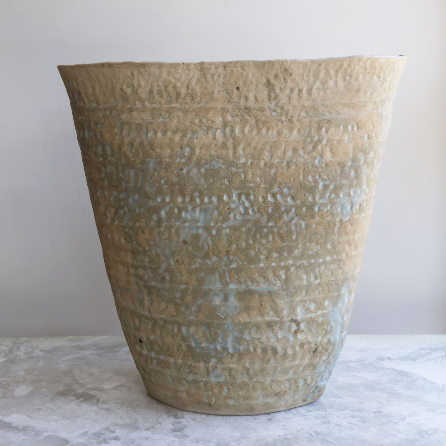 Large Oval Ceramic Vase by Ariane Leiter