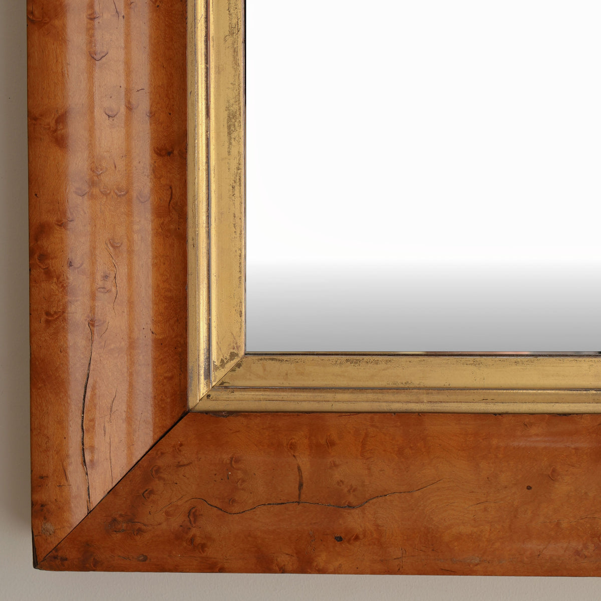 Vintage Maple Mirror