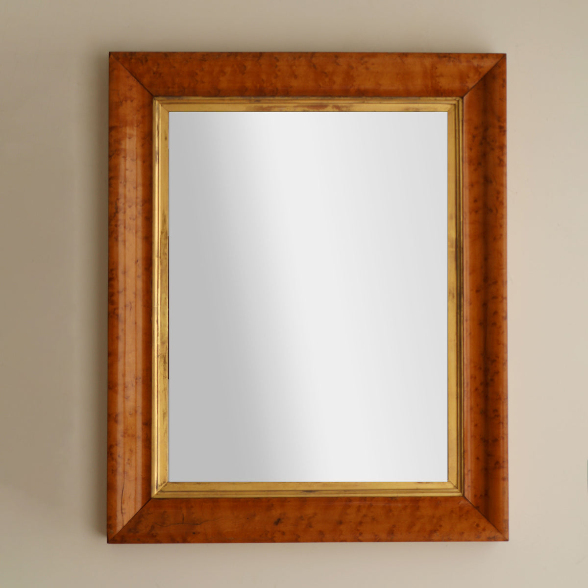 Vintage Maple Mirror