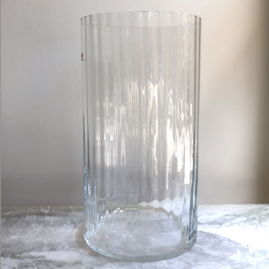 Carlo Moretti Ribbed Glass Vase