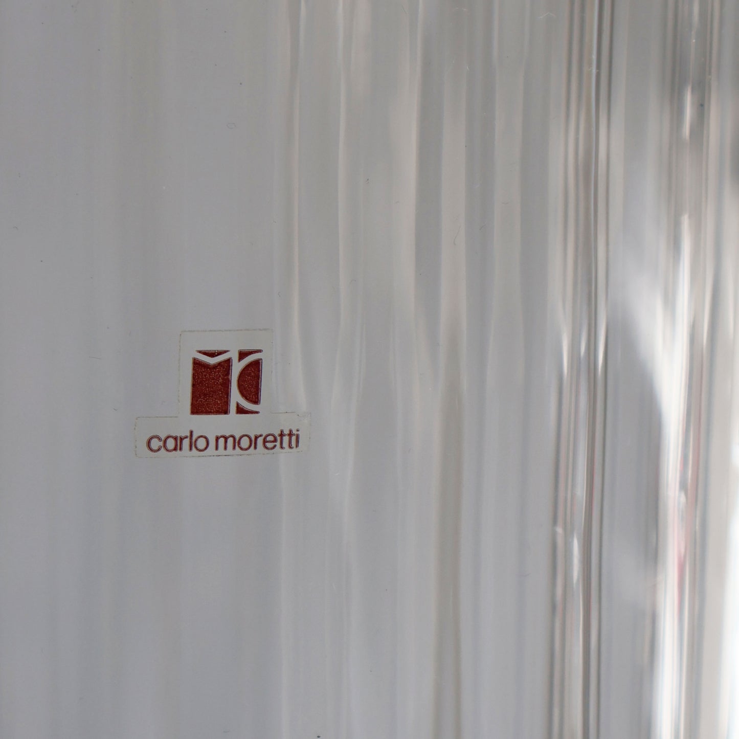 Carlo Moretti Ribbed Glass Vase