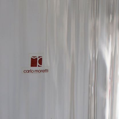 Carlo Moretti Ribbed Glass Vase