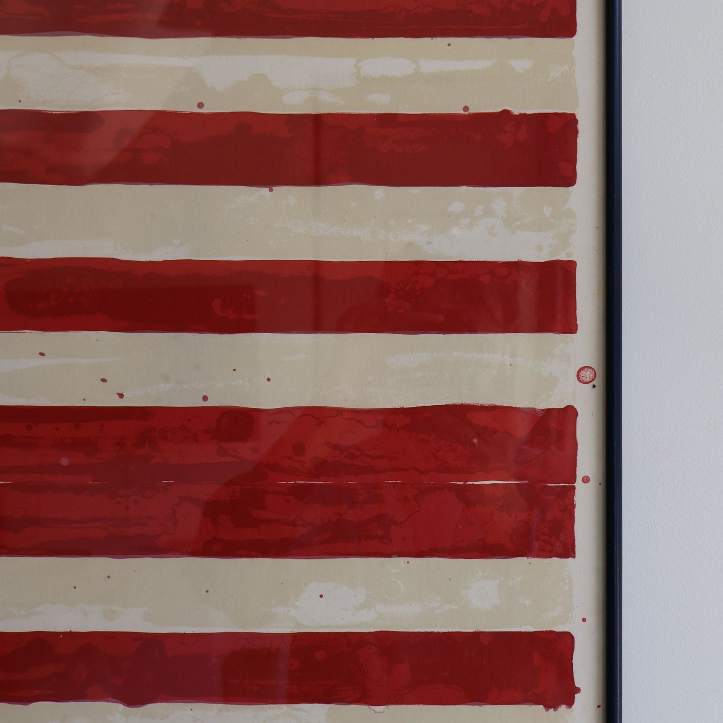 Original Jasper Johns Two Flags Lithograph