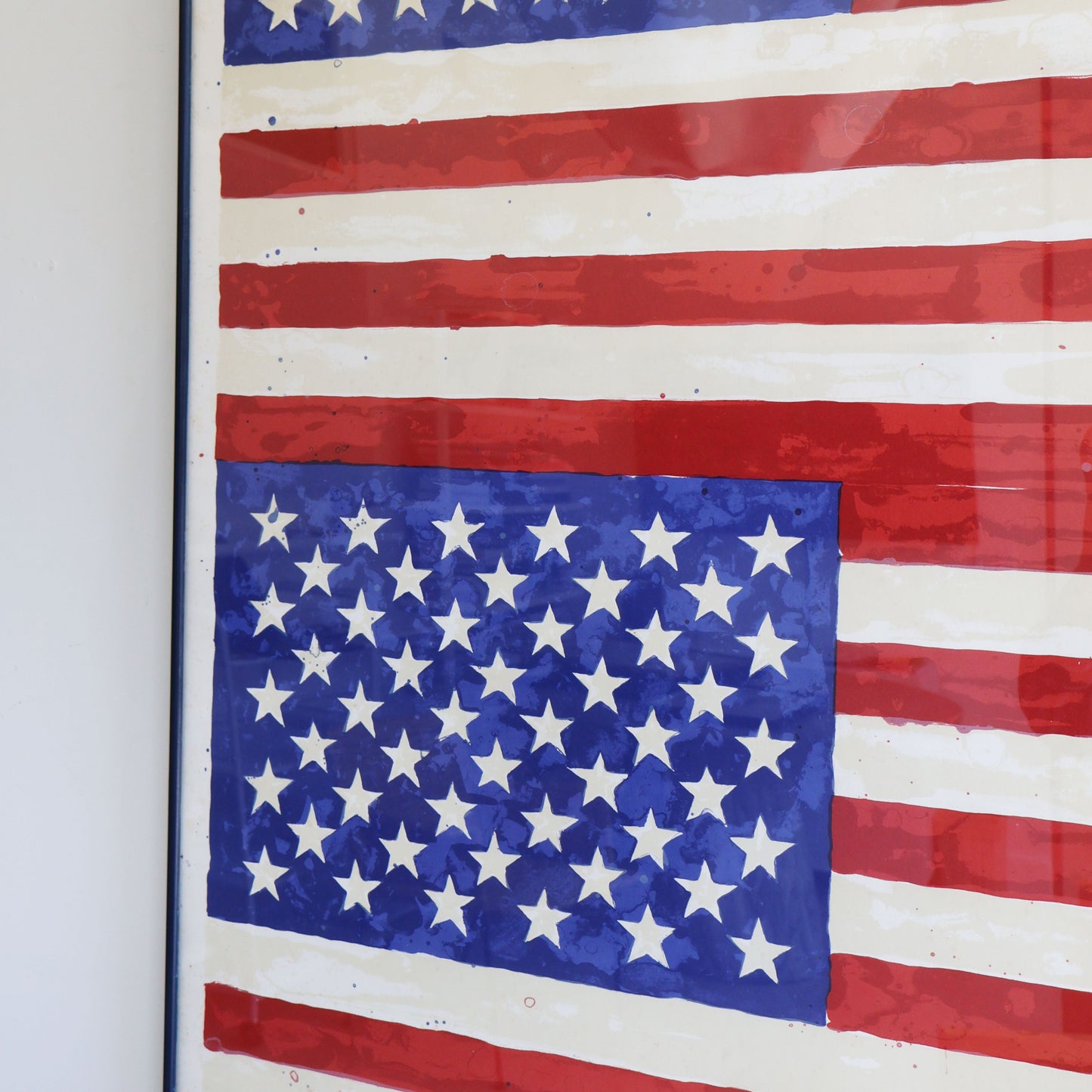 Original Jasper Johns Two Flags Lithograph