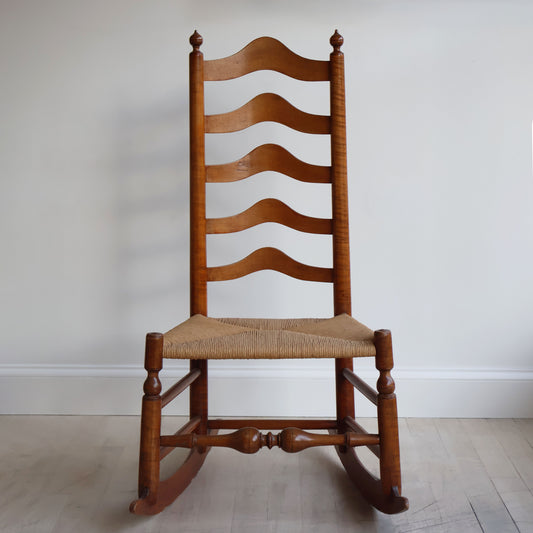 Ladder Back Antique Rocker