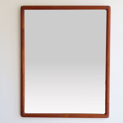 Mid Century Teak Frame Mirror
