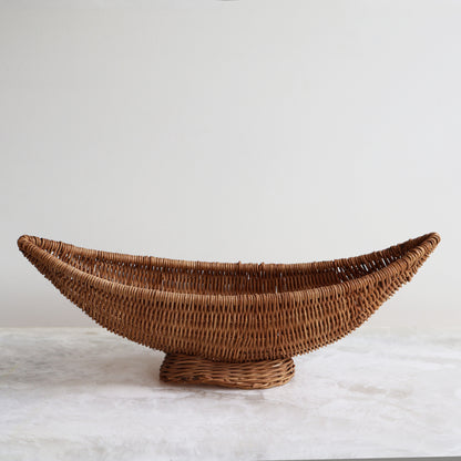 Wicker Small Boat Basket
