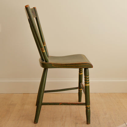 Set of 4 Handpainted Windsor Chairs
