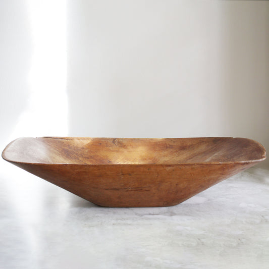 Rectangular Wooden Dough Bowl