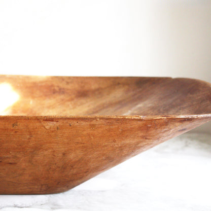 Rectangular Wooden Dough Bowl