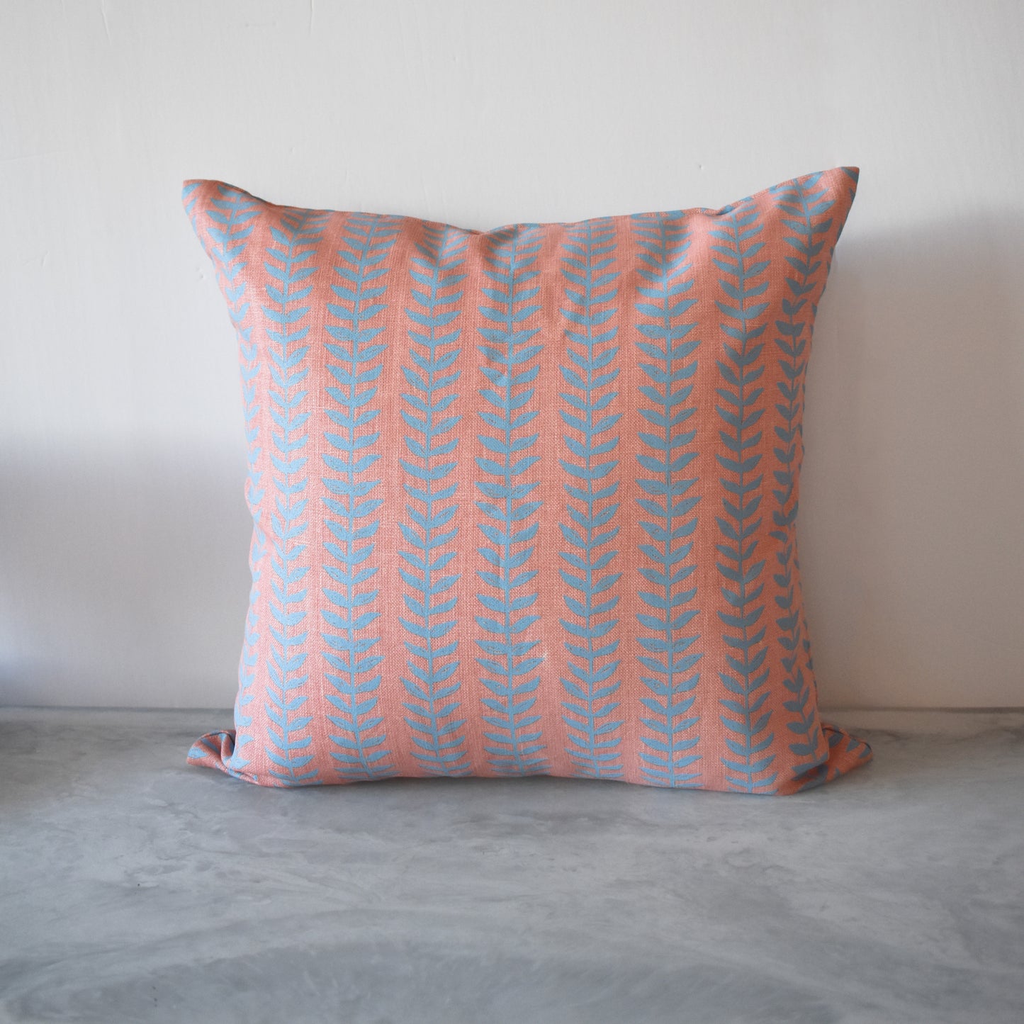 Willow Pillow in Blue & Pink - 22"