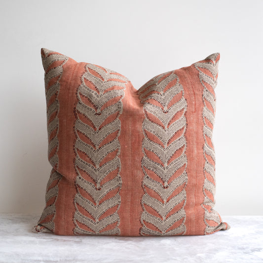 Claire Pillow in Coral