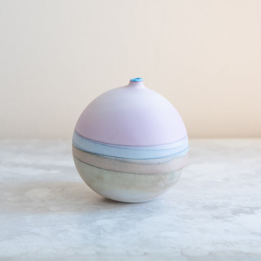 Pluto Vase in Lilac & Sage