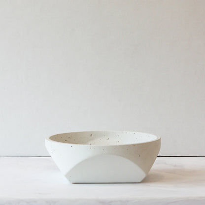 Concrete Bowl - White in small