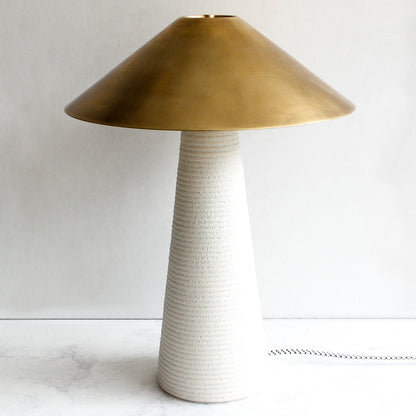 Montecito Lamp brass and porcelain