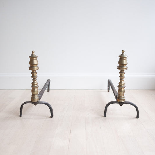 Pair of American Andiron, Circa 1899