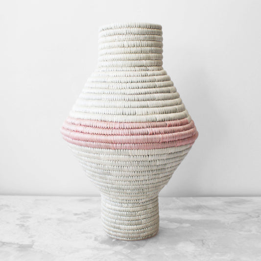 Anyon x Kazi - Pink Hexa Vase