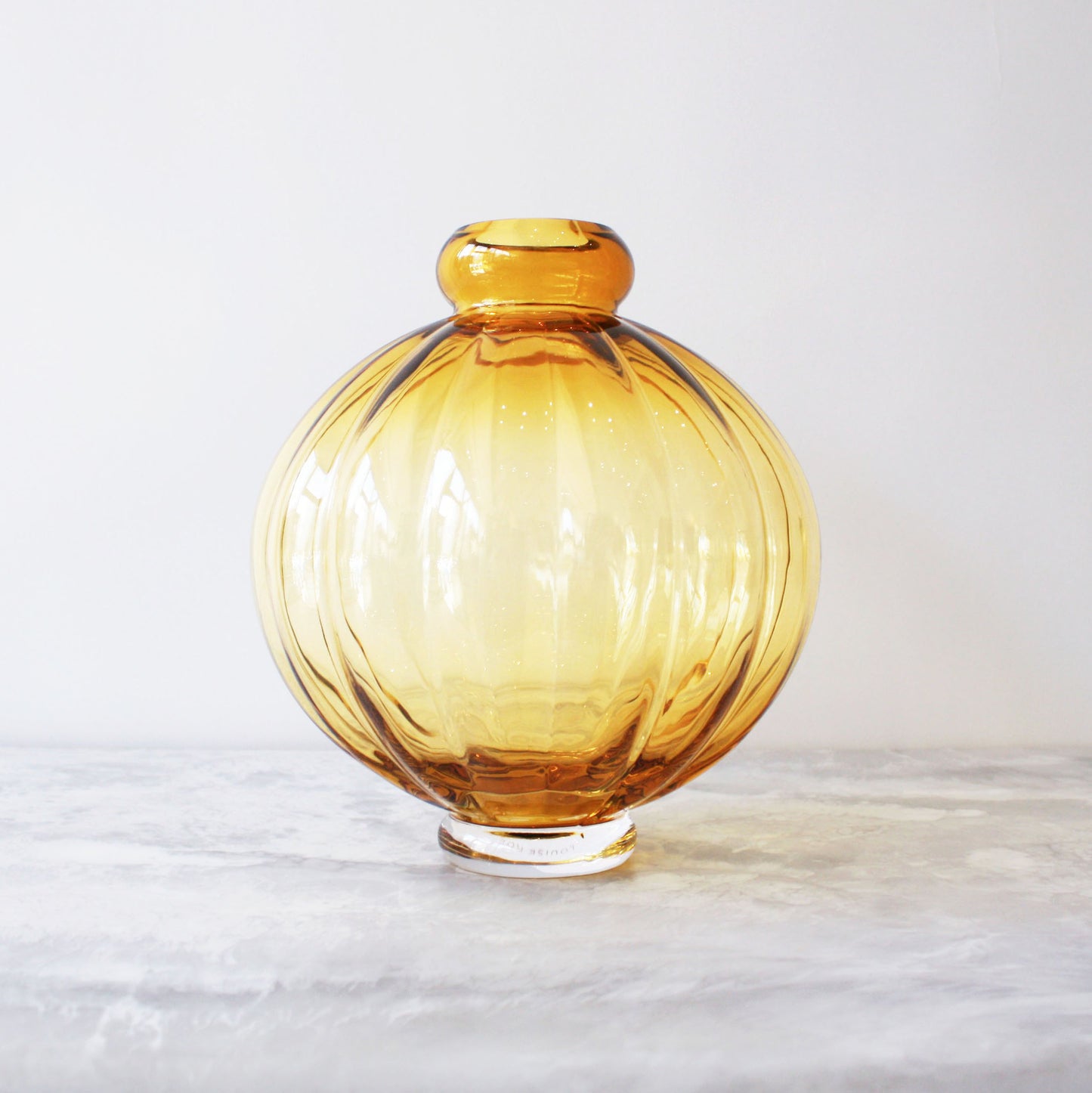 Amber Round Balloon Vase