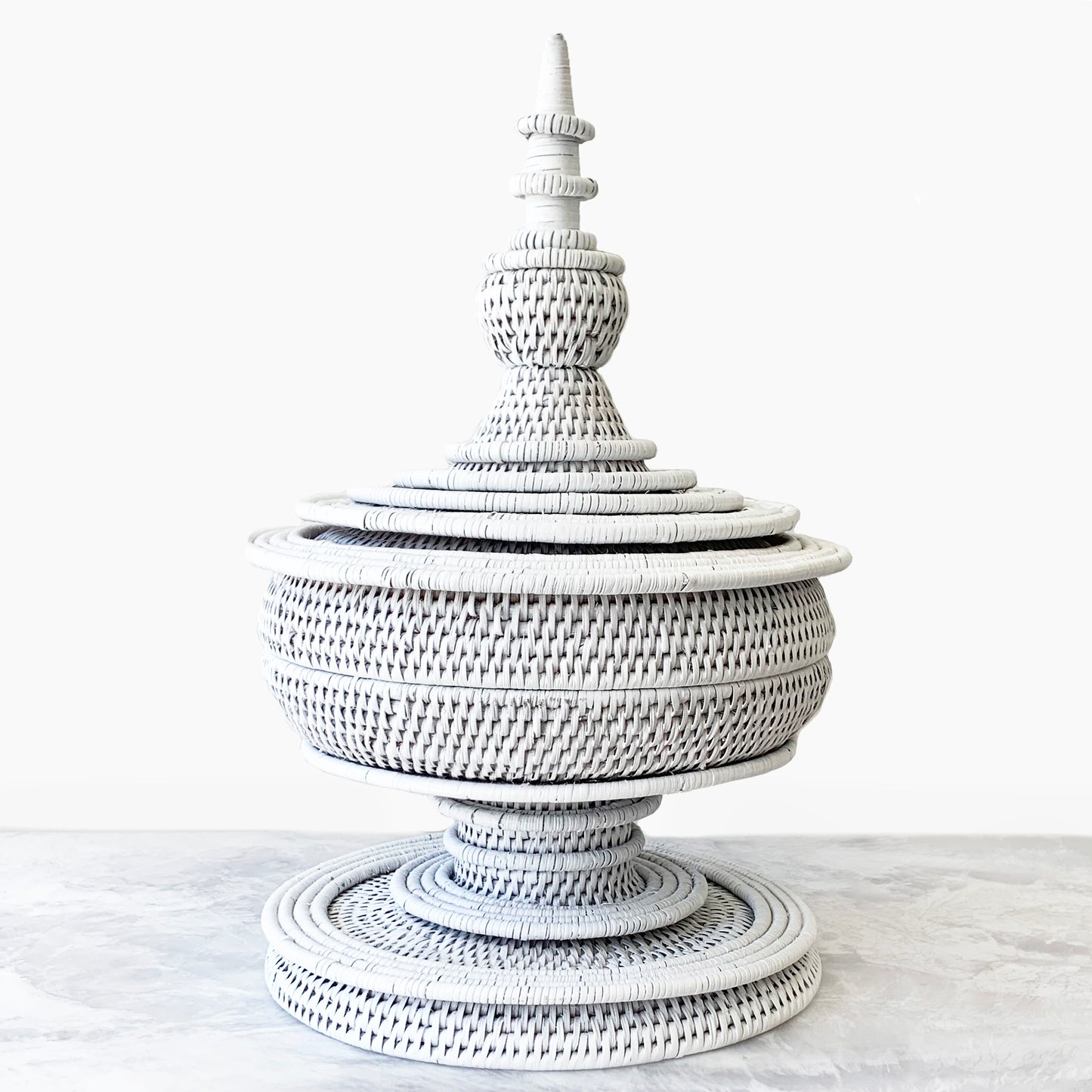White Pagoda Basket