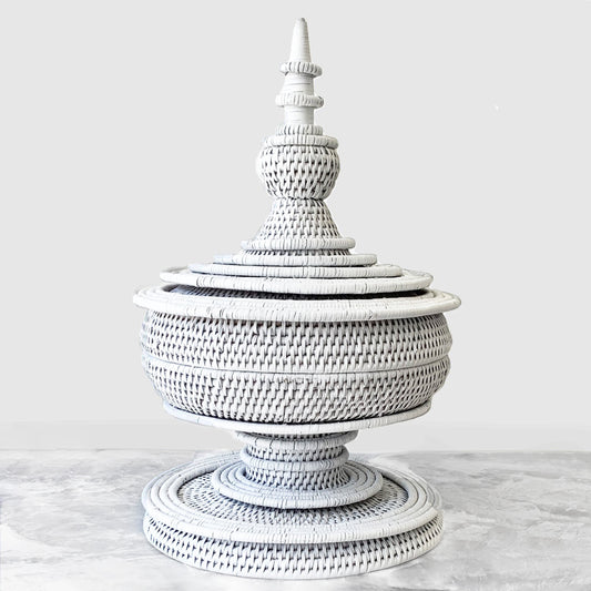 White Pagoda Basket