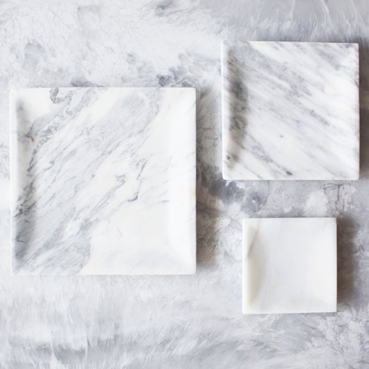 Marble Square Trays