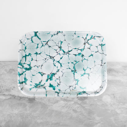 Marble Mint Birchwood Trays