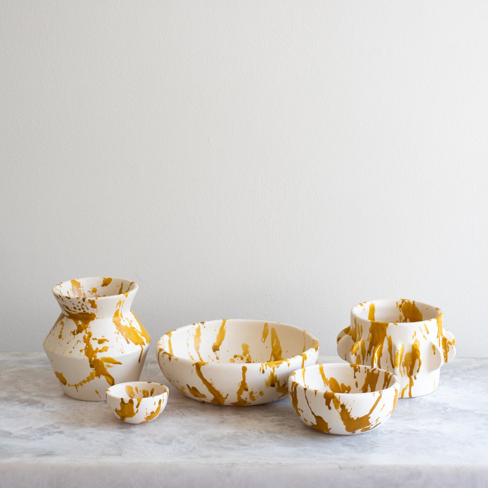 Anyon x Owo - Rock Salad Bowl - Mustard